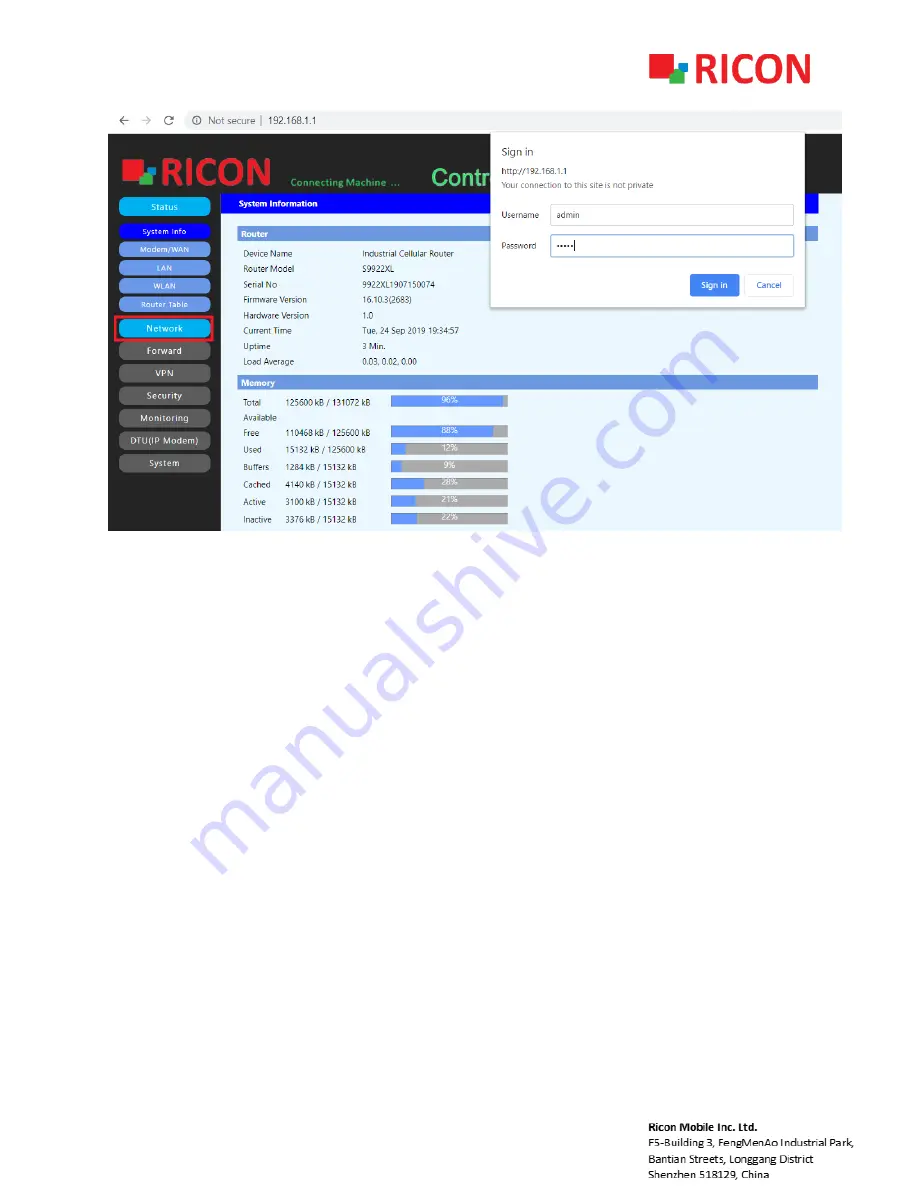 Ricon S9922L Series User Manual Download Page 5