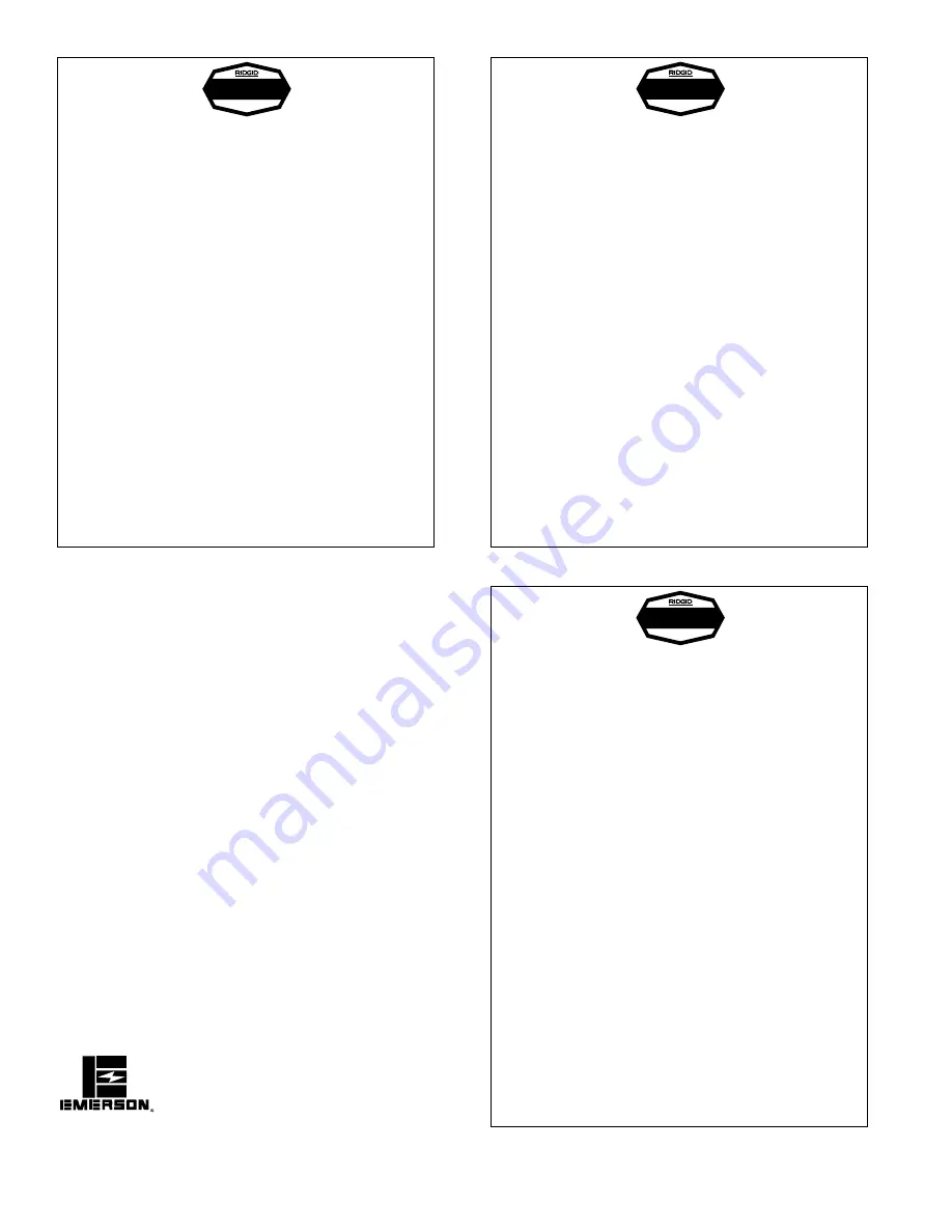 RIDGID 32V Operator'S Manual Download Page 37