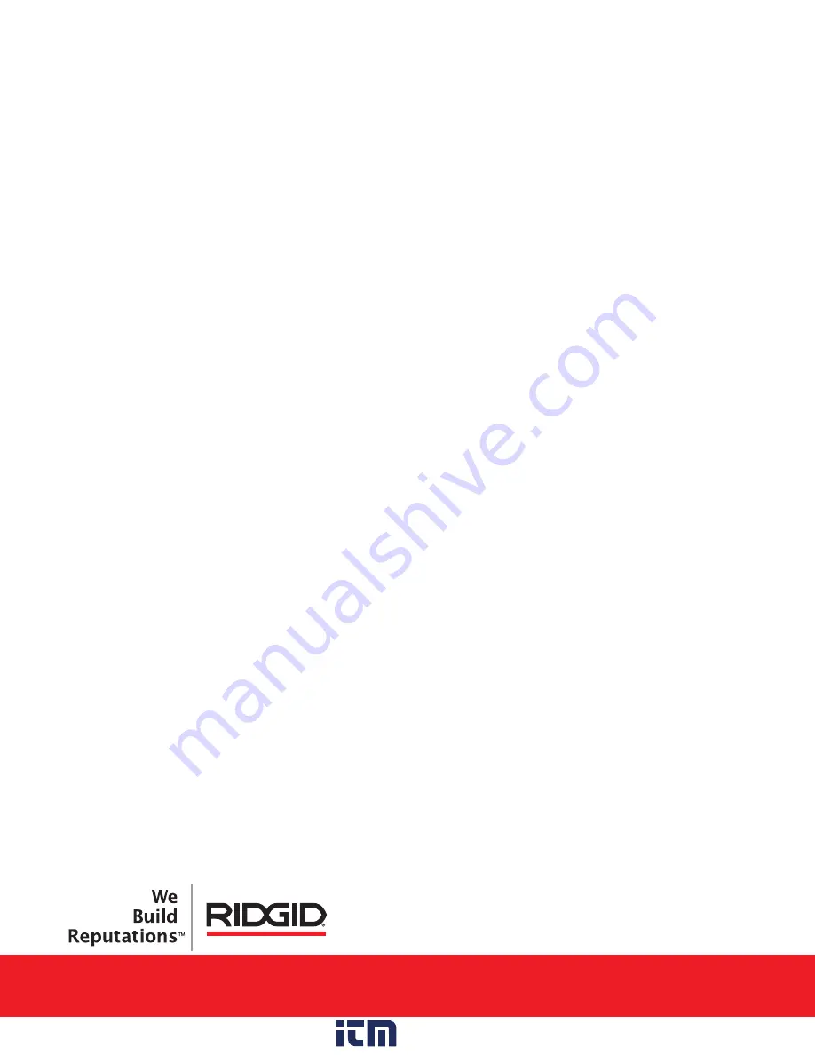 RIDGID 37343 Manual Download Page 19