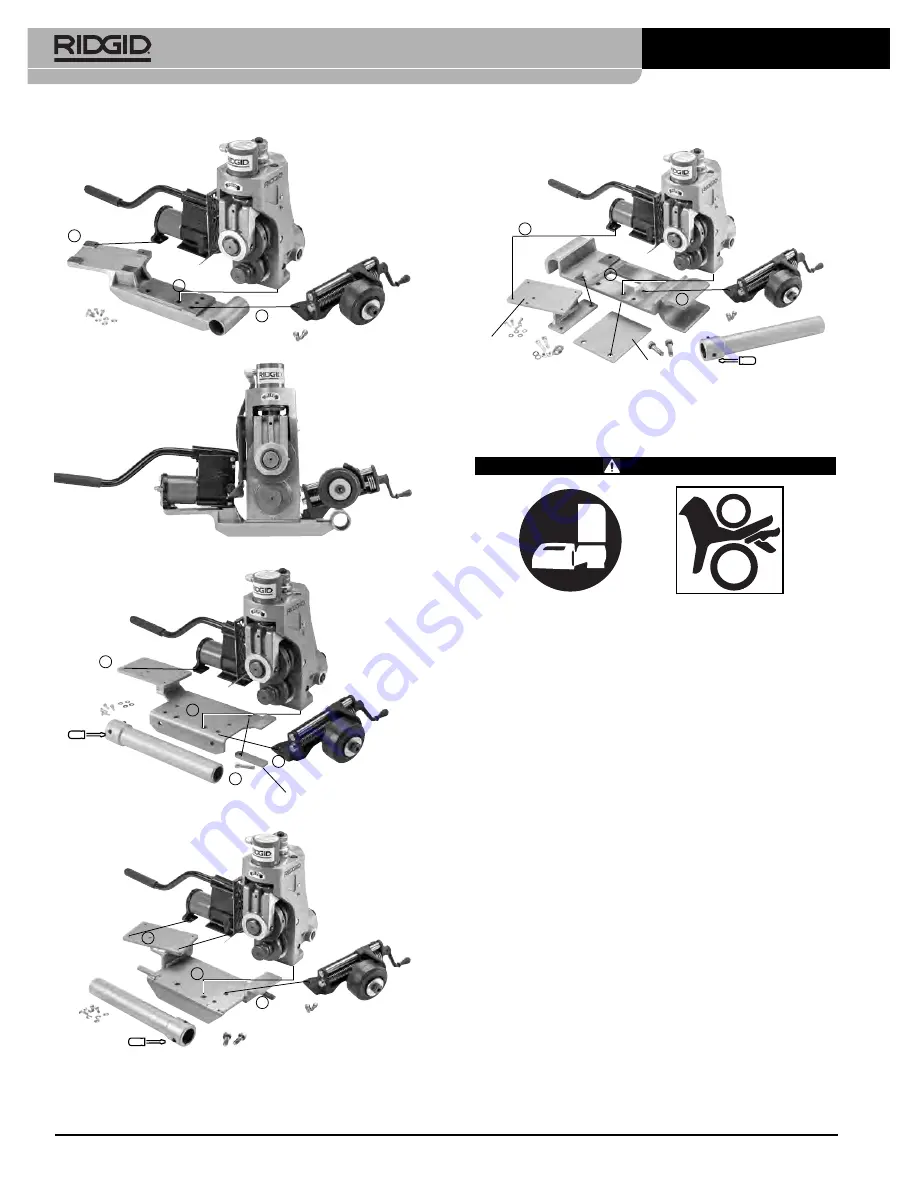 RIDGID 918 Roll Groover Manual Download Page 8