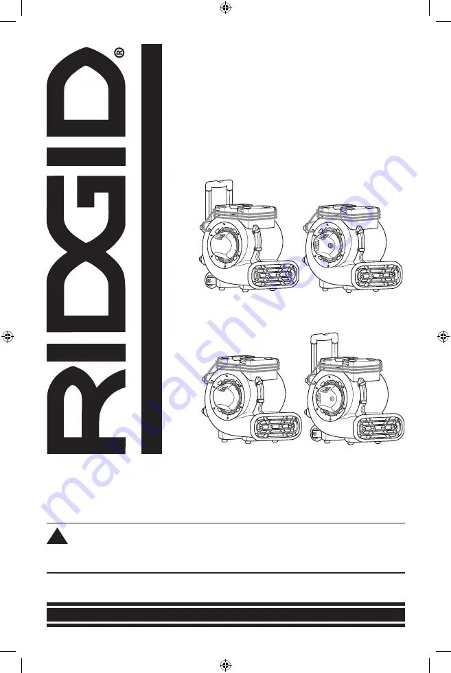 RIDGID AM22860 Скачать руководство пользователя страница 1