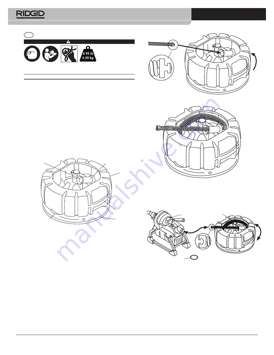 RIDGID Cable Carrier Instructions Manual Download Page 1