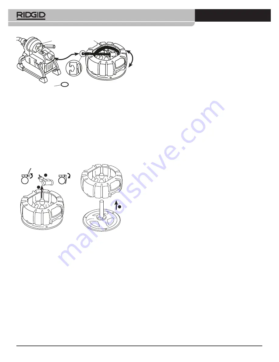 RIDGID Cable Carrier Instructions Manual Download Page 8