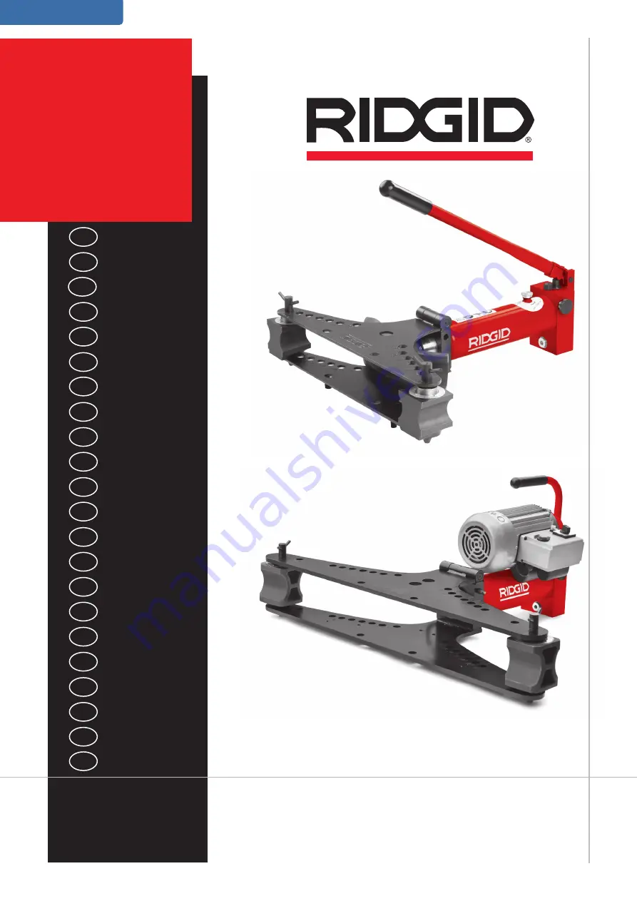 RIDGID HB382 Operator'S Manual Download Page 1