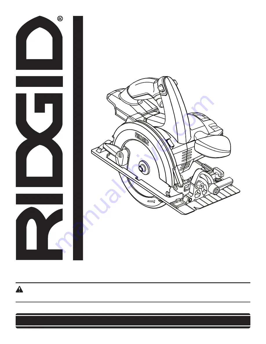 RIDGID MaxSelect R885 Скачать руководство пользователя страница 1