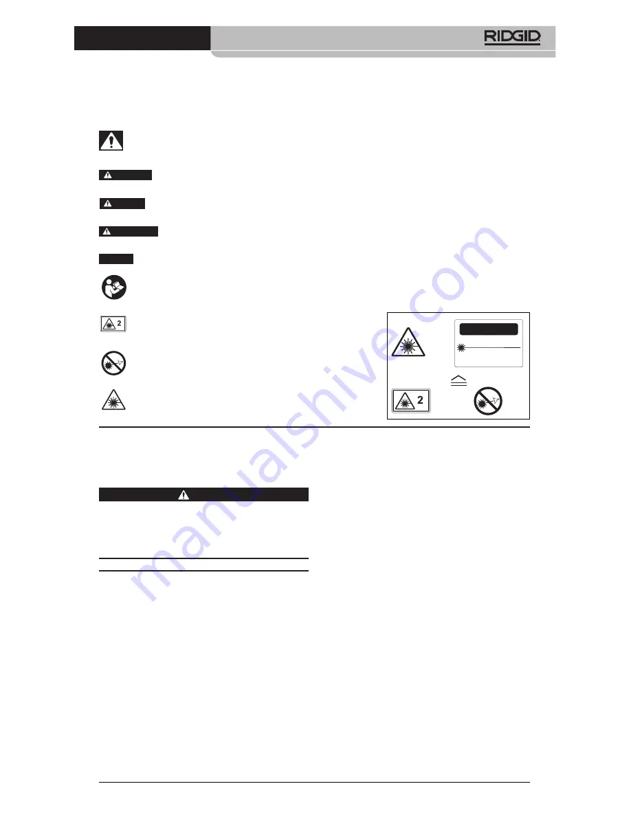 RIDGID micro CL-100 Operator'S Manual Download Page 65