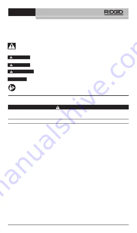 RIDGID micro HM-100 Operator'S Manual Download Page 131