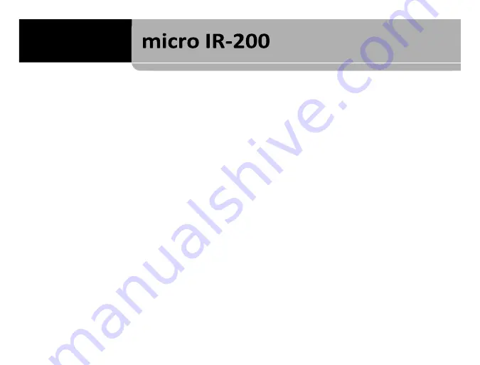 RIDGID micro IR-200 Manual Download Page 485