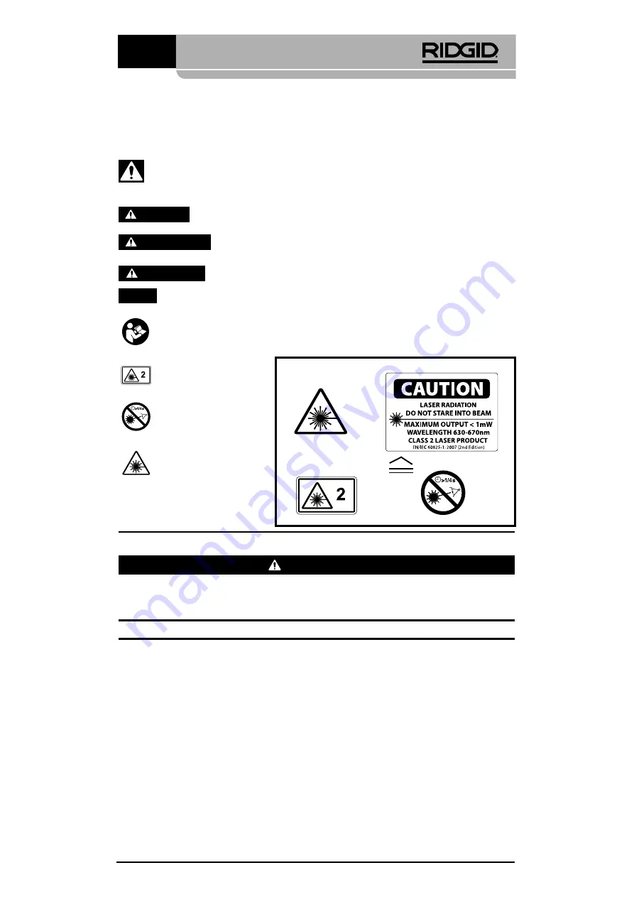 RIDGID micro LM-400 Operator'S Manual Download Page 283