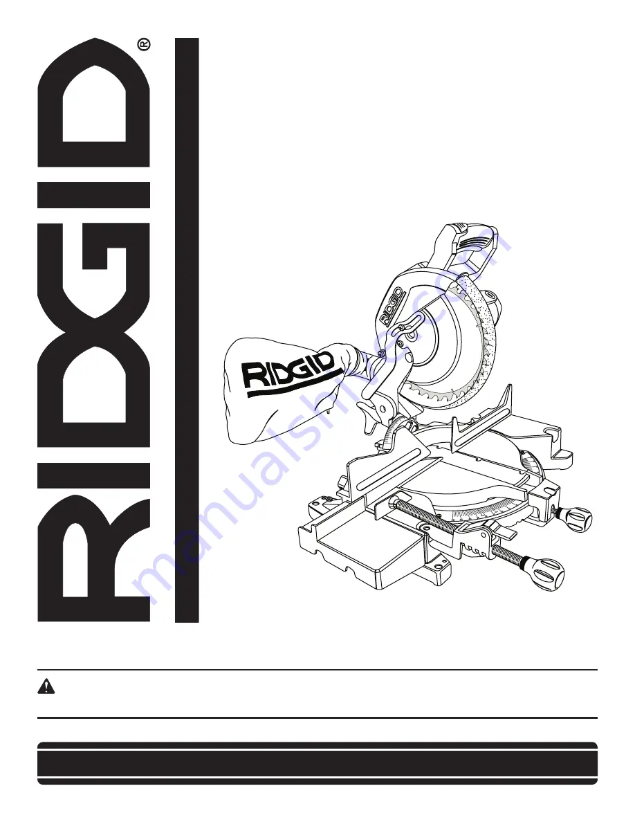 RIDGID MS1065LZA Скачать руководство пользователя страница 1