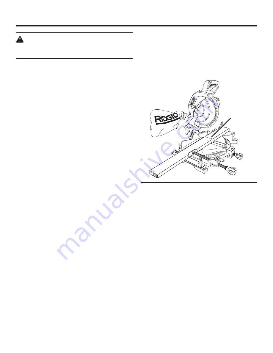 RIDGID MS1065LZA Operator'S Manual Download Page 20