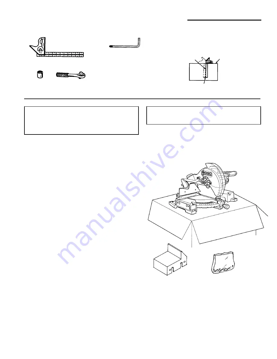 RIDGID MS1250 Owner'S Manual Download Page 45