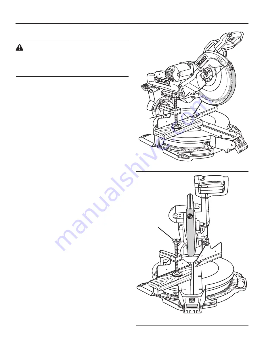 RIDGID MS1290LZA Operator'S Manual Download Page 27