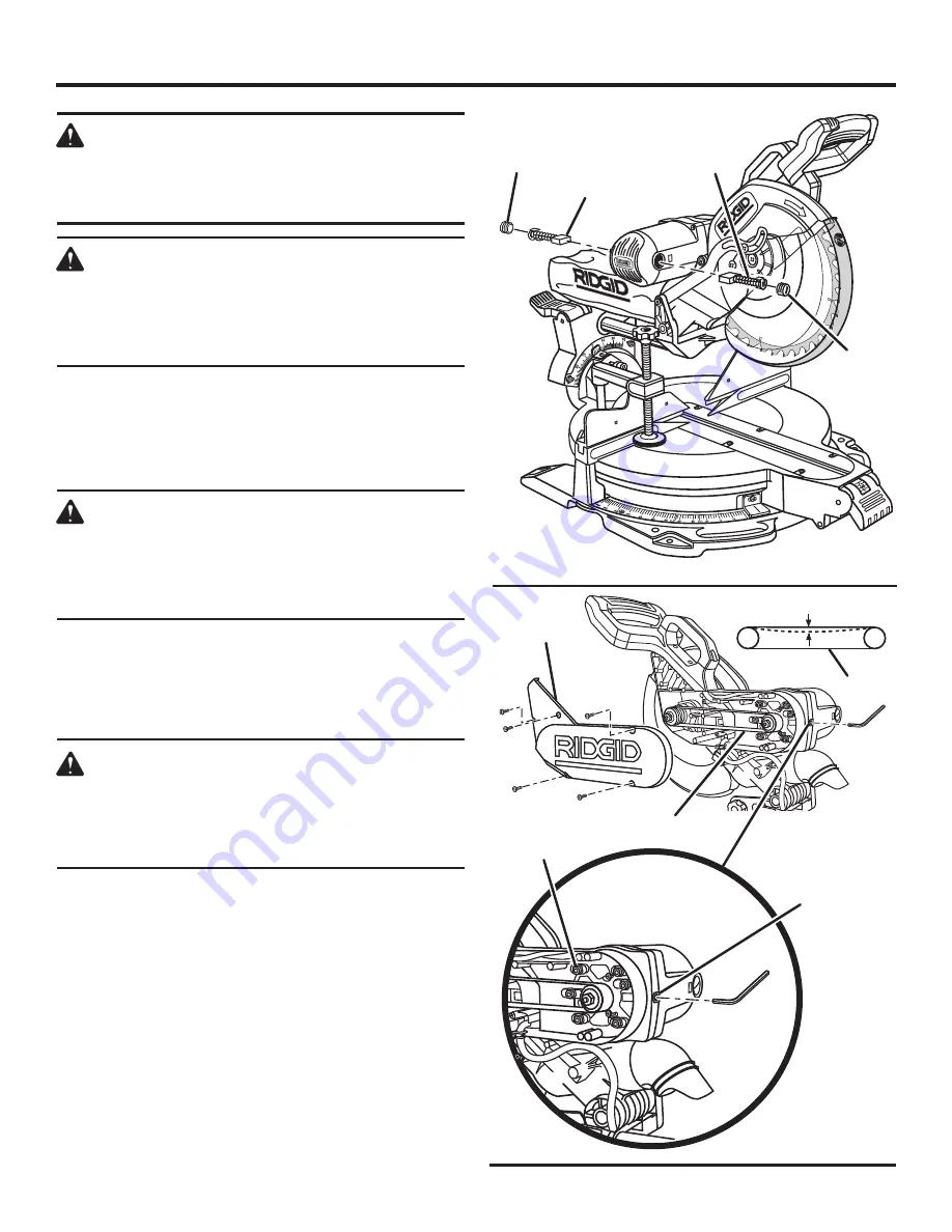 RIDGID MS1290LZA Operator'S Manual Download Page 36