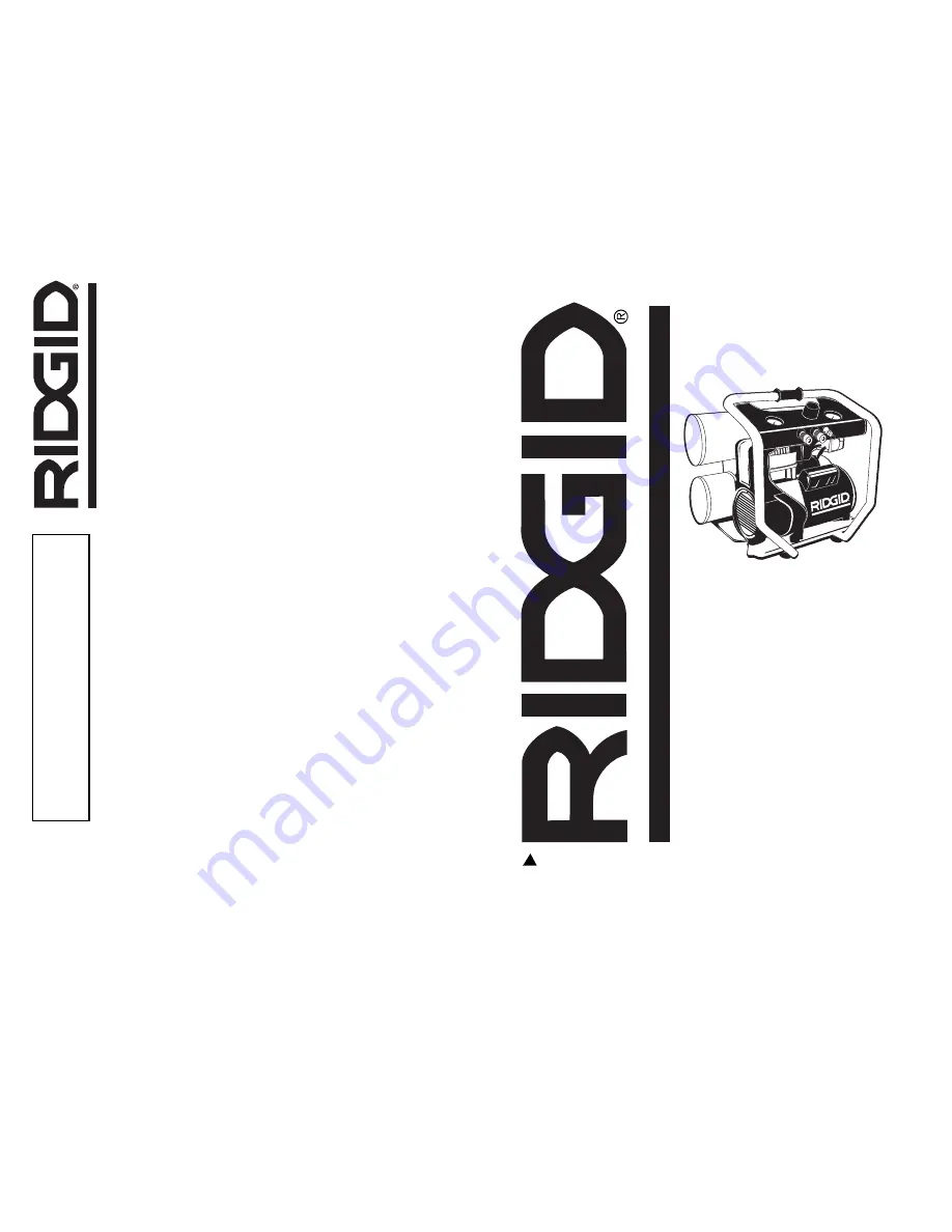 RIDGID OF45150B Operator'S Manual Download Page 25