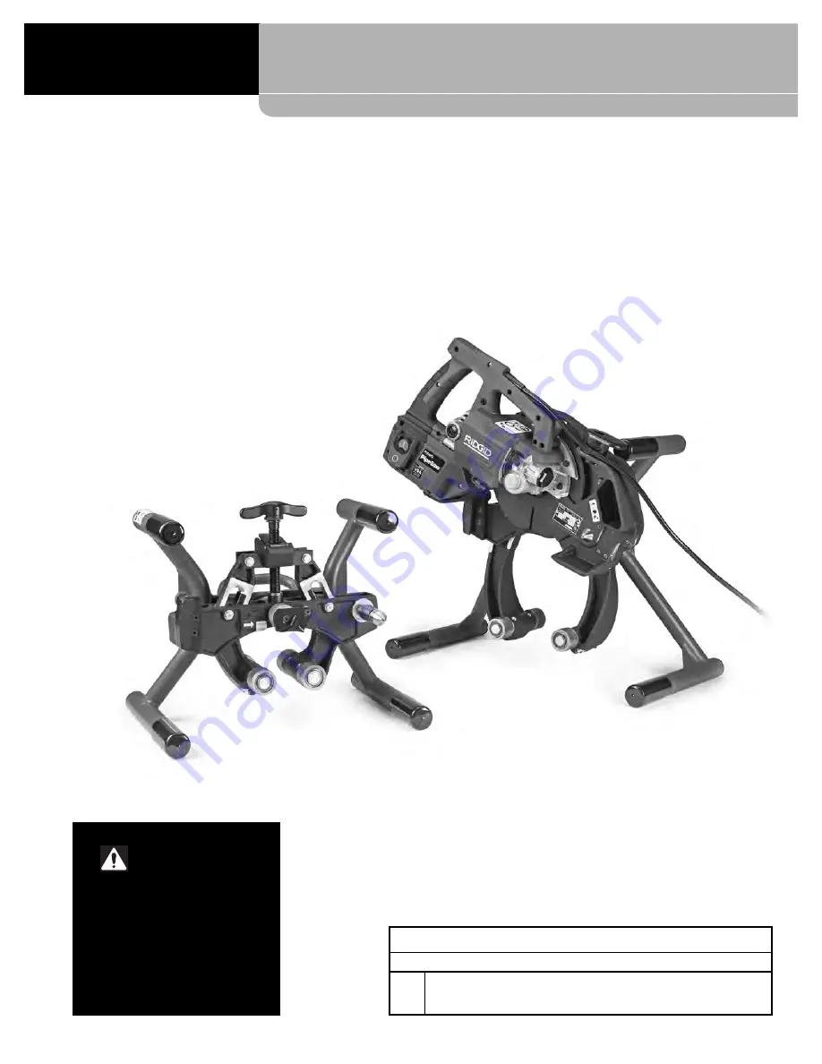 RIDGID PCS-500 Manual Download Page 3