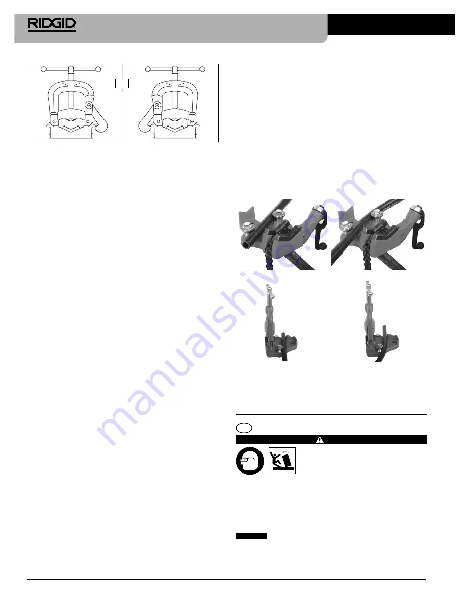 RIDGID Pipe Vise User Manual Download Page 32