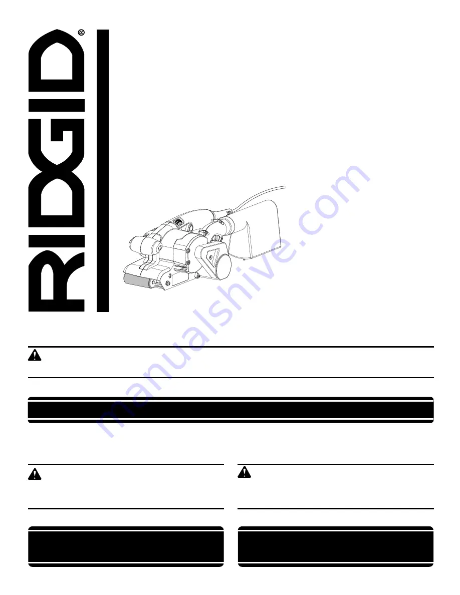 RIDGID R2740 Operator'S Manual Download Page 1