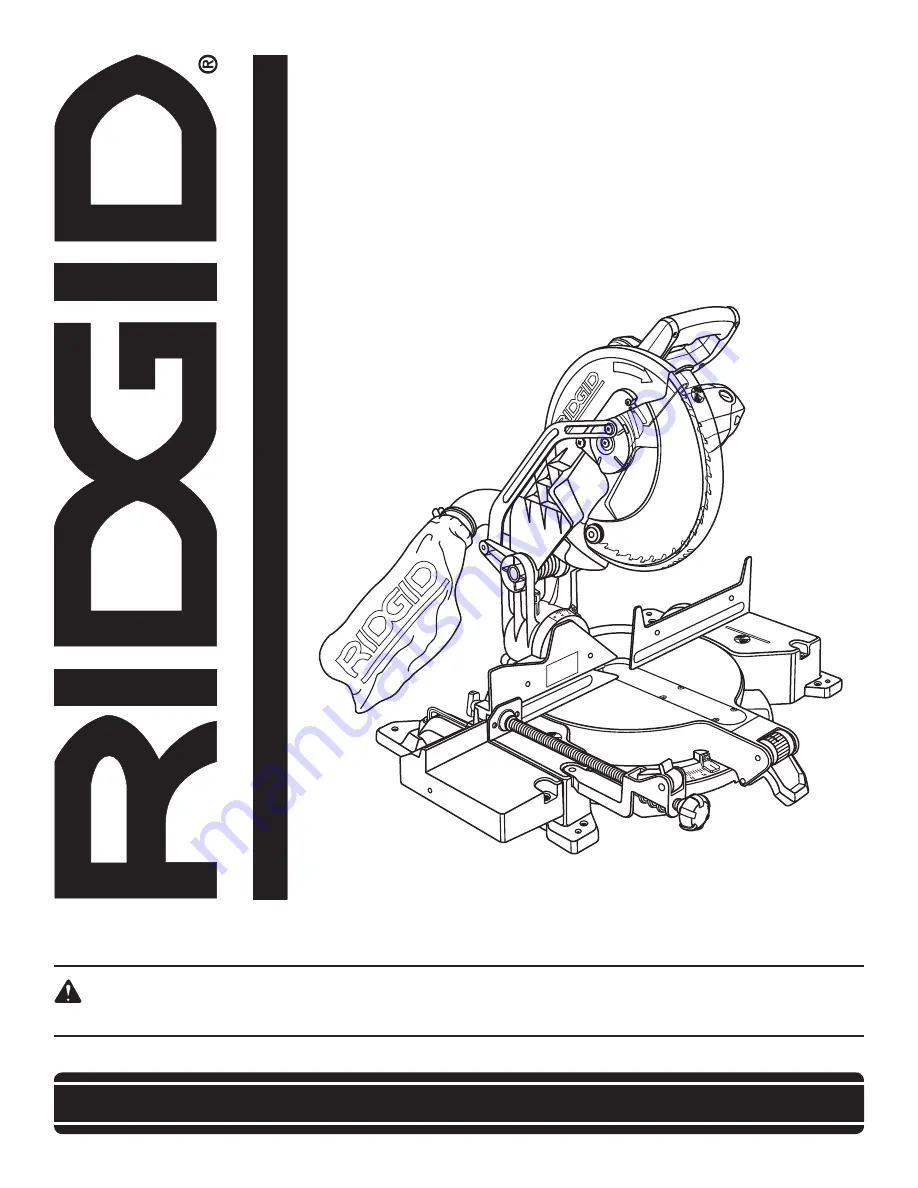 RIDGID R4120 Скачать руководство пользователя страница 1