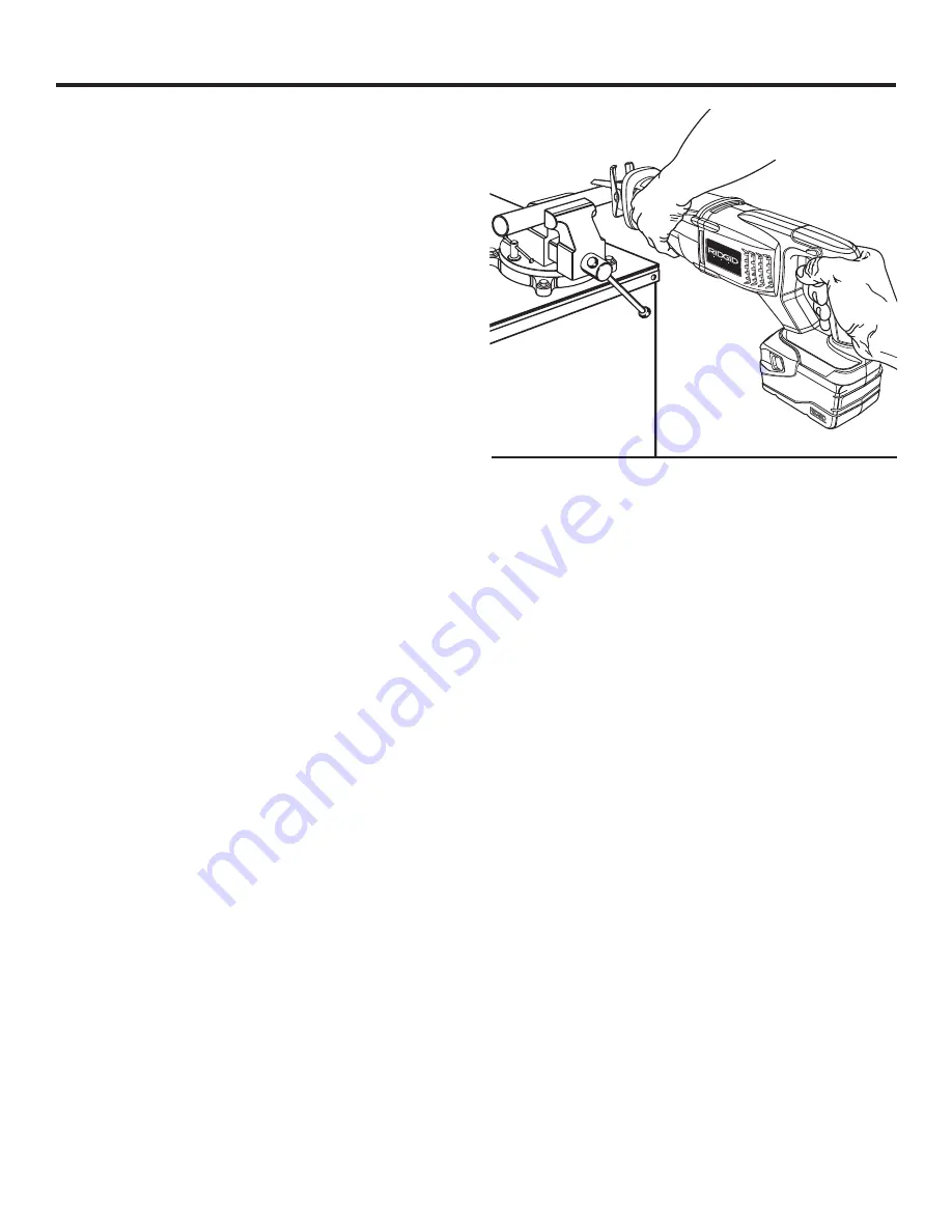 RIDGID R854 Operator'S Manual Download Page 15