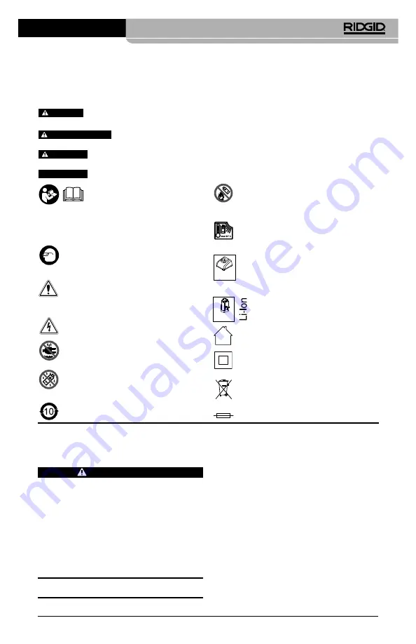 RIDGID RBC-121R Manual Download Page 155