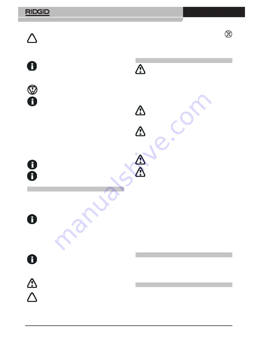 RIDGID RP 340-B Operating Instructions Manual Download Page 86