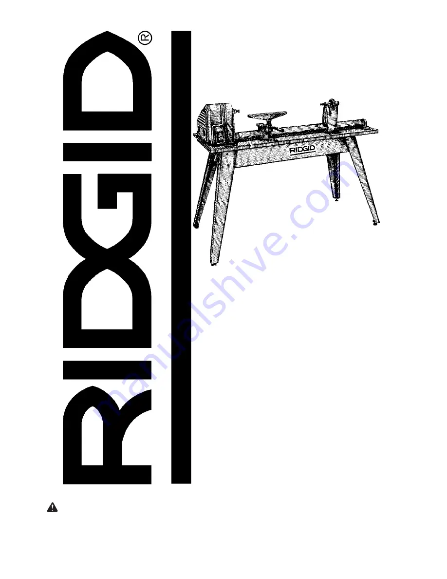 RIDGID WL1200LS Operator'S Manual Download Page 1