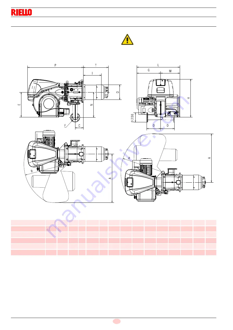 Riello 1135T1 Installation, Use And Maintenance Instructions Download Page 12