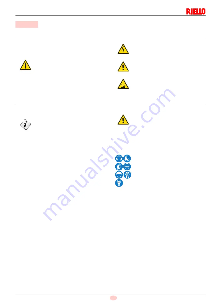 Riello 1135T1 Installation, Use And Maintenance Instructions Download Page 41