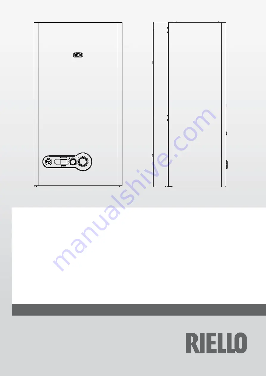 Riello 20122798 Installer And User Manual Download Page 1