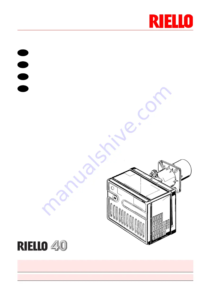 Riello 40 FS20 Скачать руководство пользователя страница 1