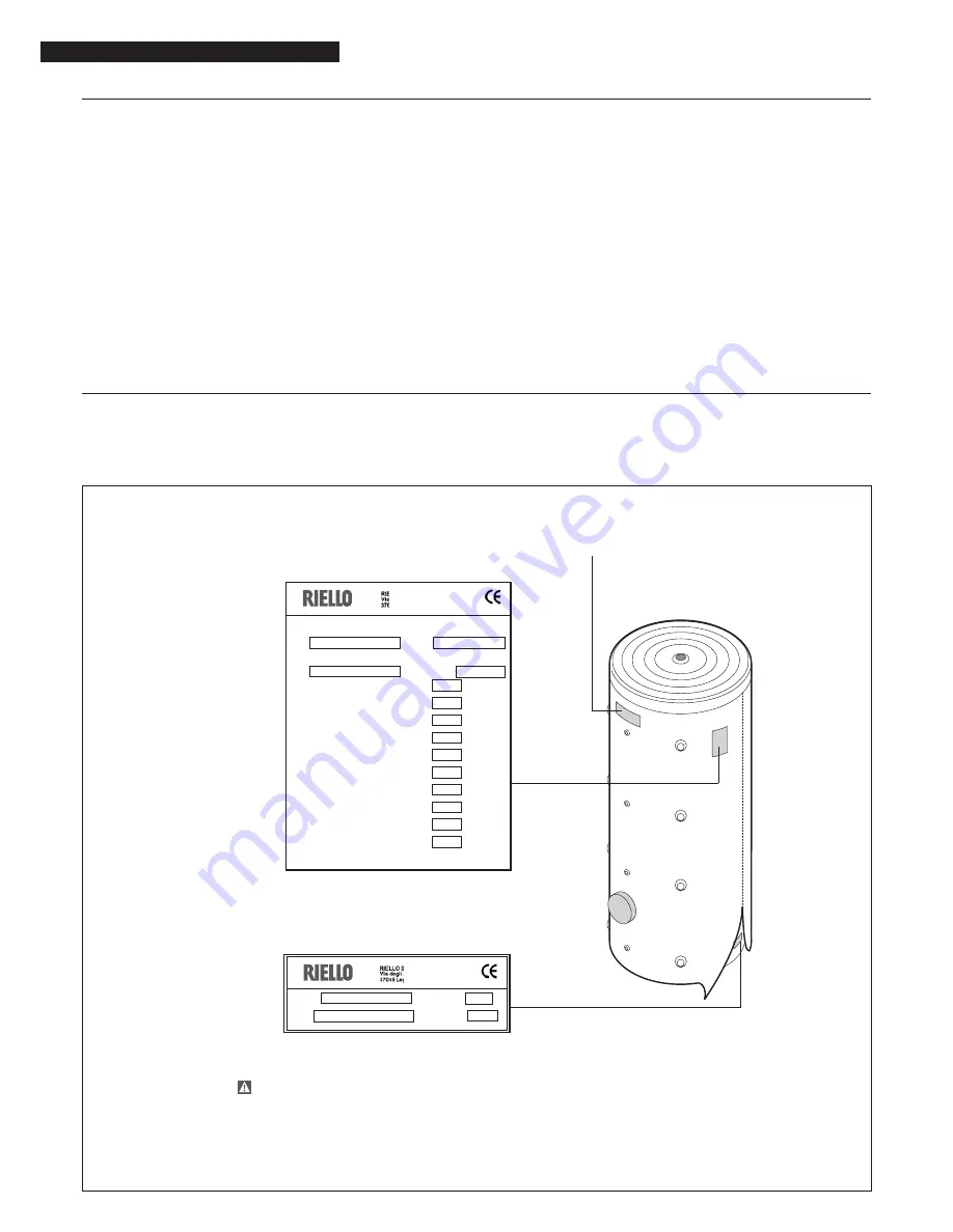 Riello 7000.1000/S Installation Instructions Manual Download Page 4