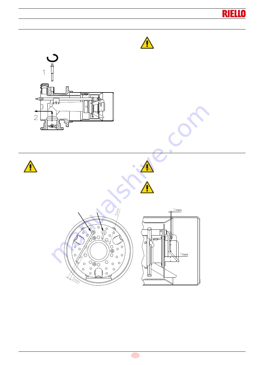 Riello 876 T Installation, Use And Maintenance Instructions Download Page 21