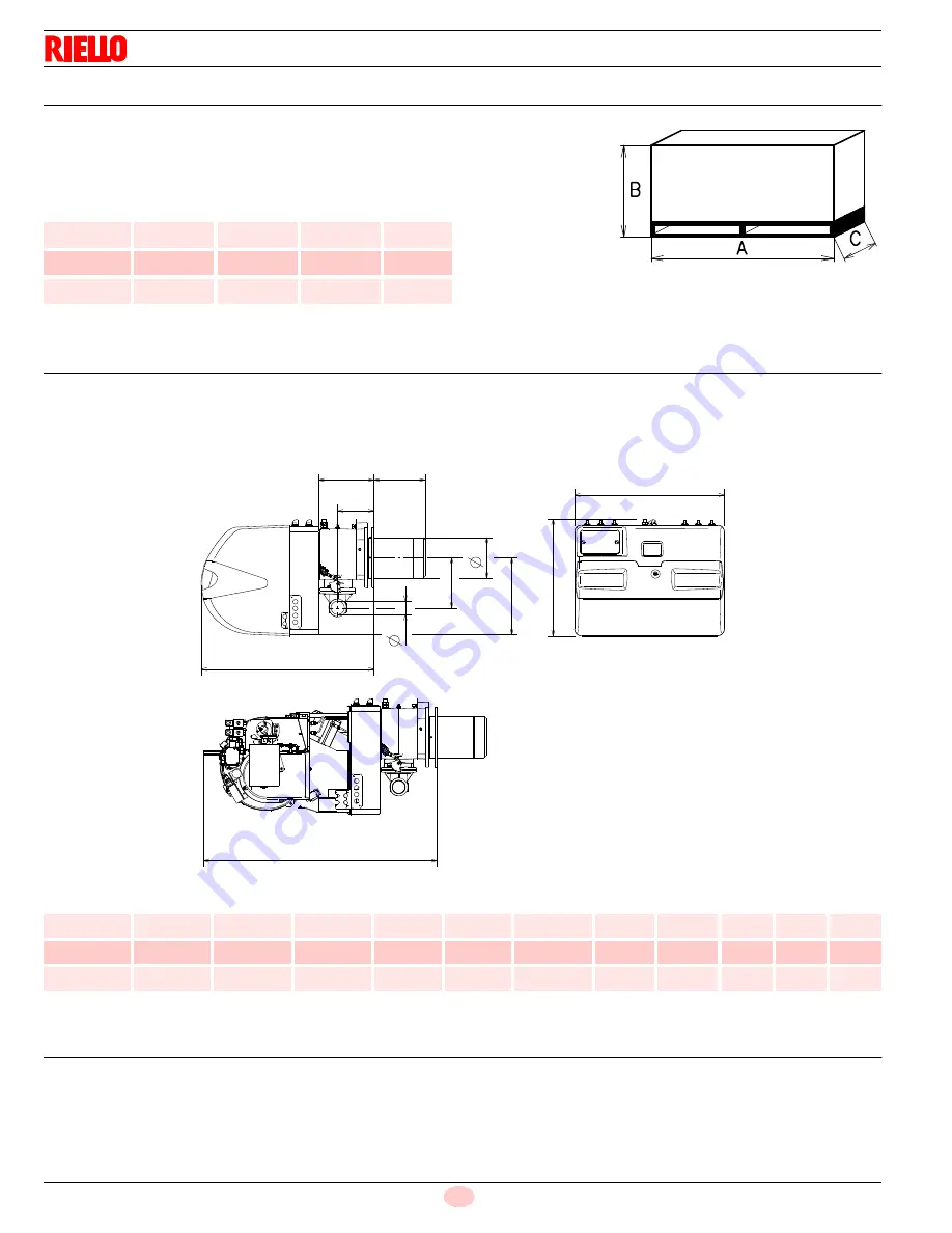 Riello C9331500 Installation, Use And Maintenance Instructions Download Page 10