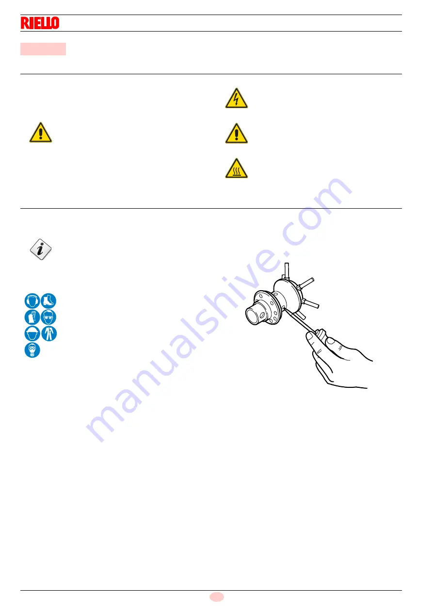 Riello Gulliver BS1/M Installation, Use And Maintenance Instructions Download Page 30