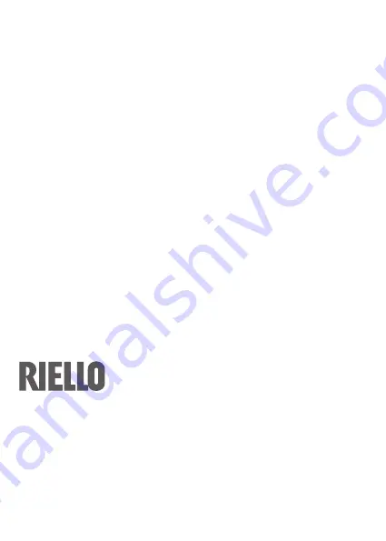 Riello Hi, Comfort 100 Installer And User Manual Download Page 84