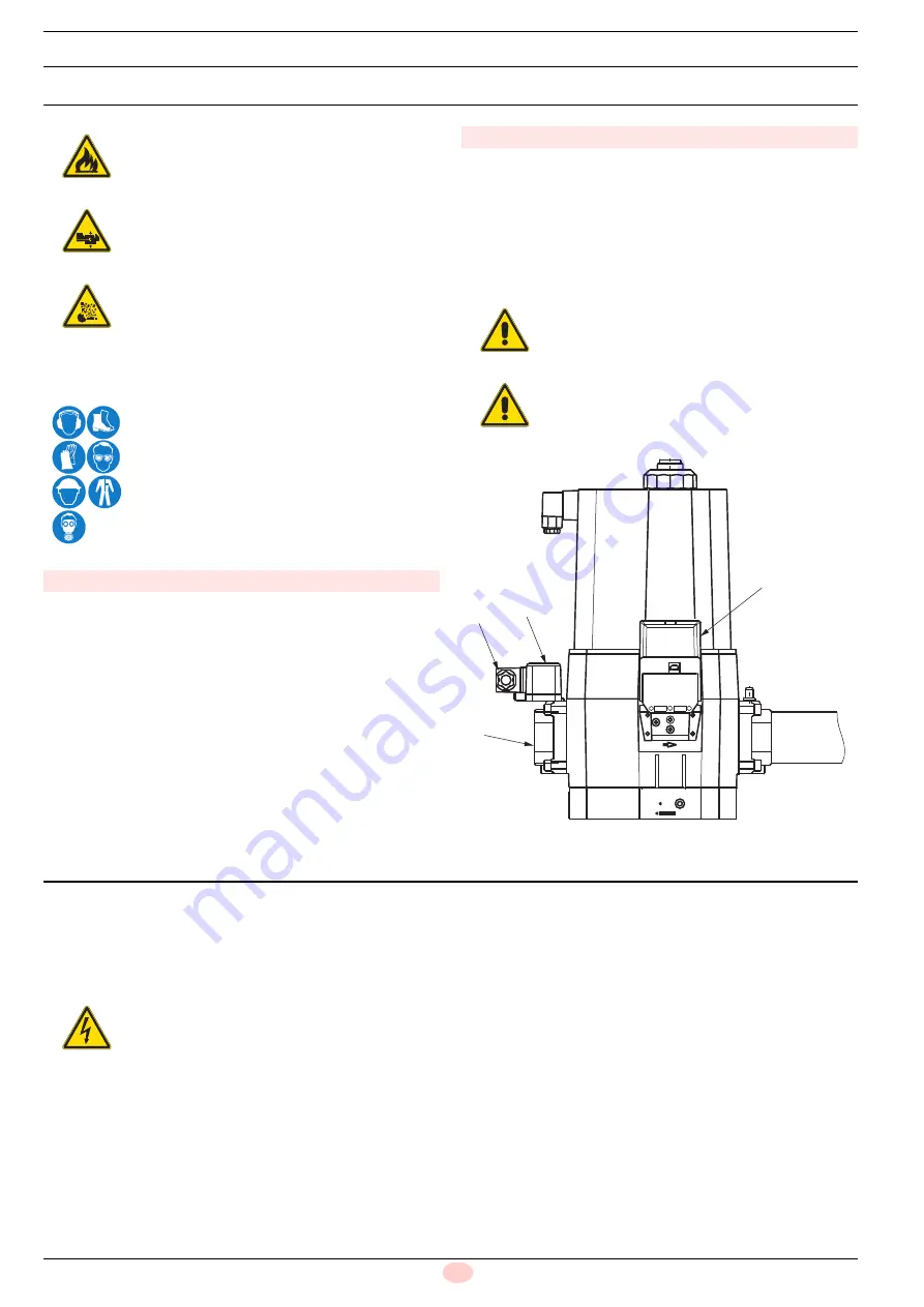 Riello MBC 1200/1 Installation, Use And Maintenance Instructions / Spare Parts List Download Page 10