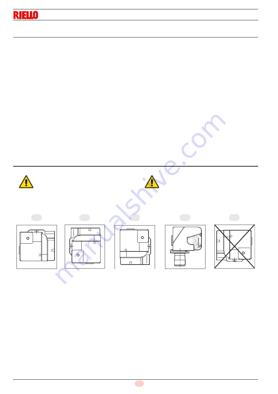 Riello RDB 3.2 BT 58/70 Installation, Use And Maintenance Instructions Download Page 14