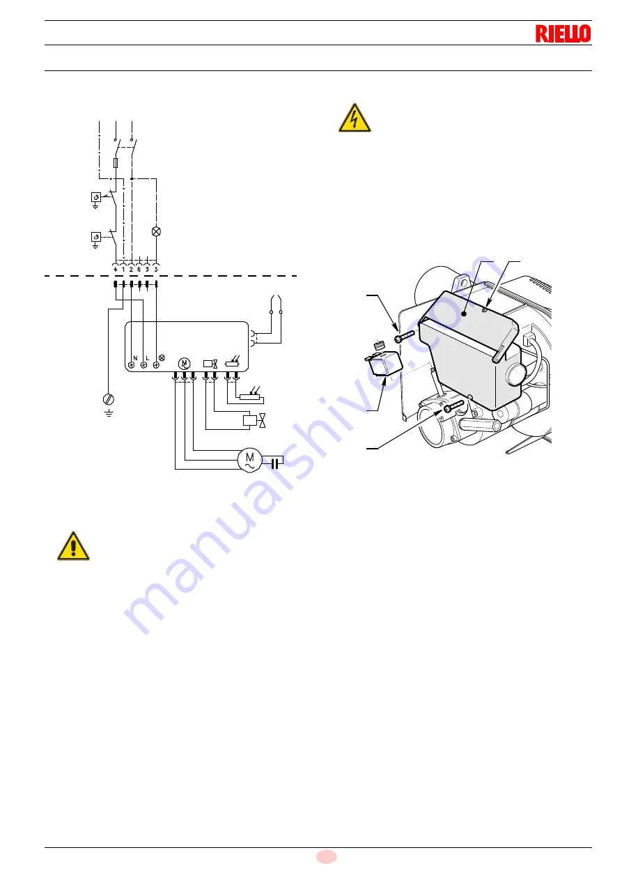 Riello RDB 3.2 BT 58/70 Installation, Use And Maintenance Instructions Download Page 21