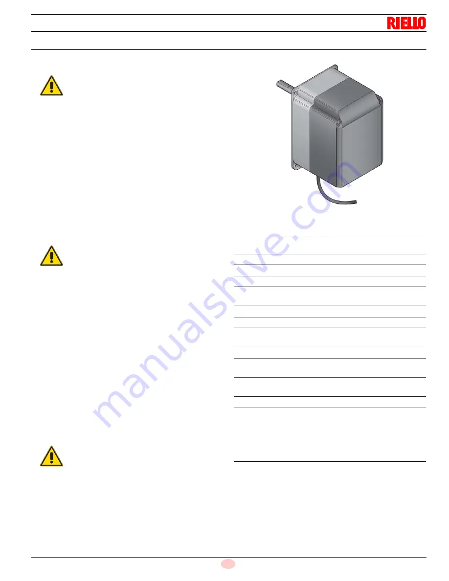 Riello RS 280 Installation, Use And Maintenance Instructions Download Page 21