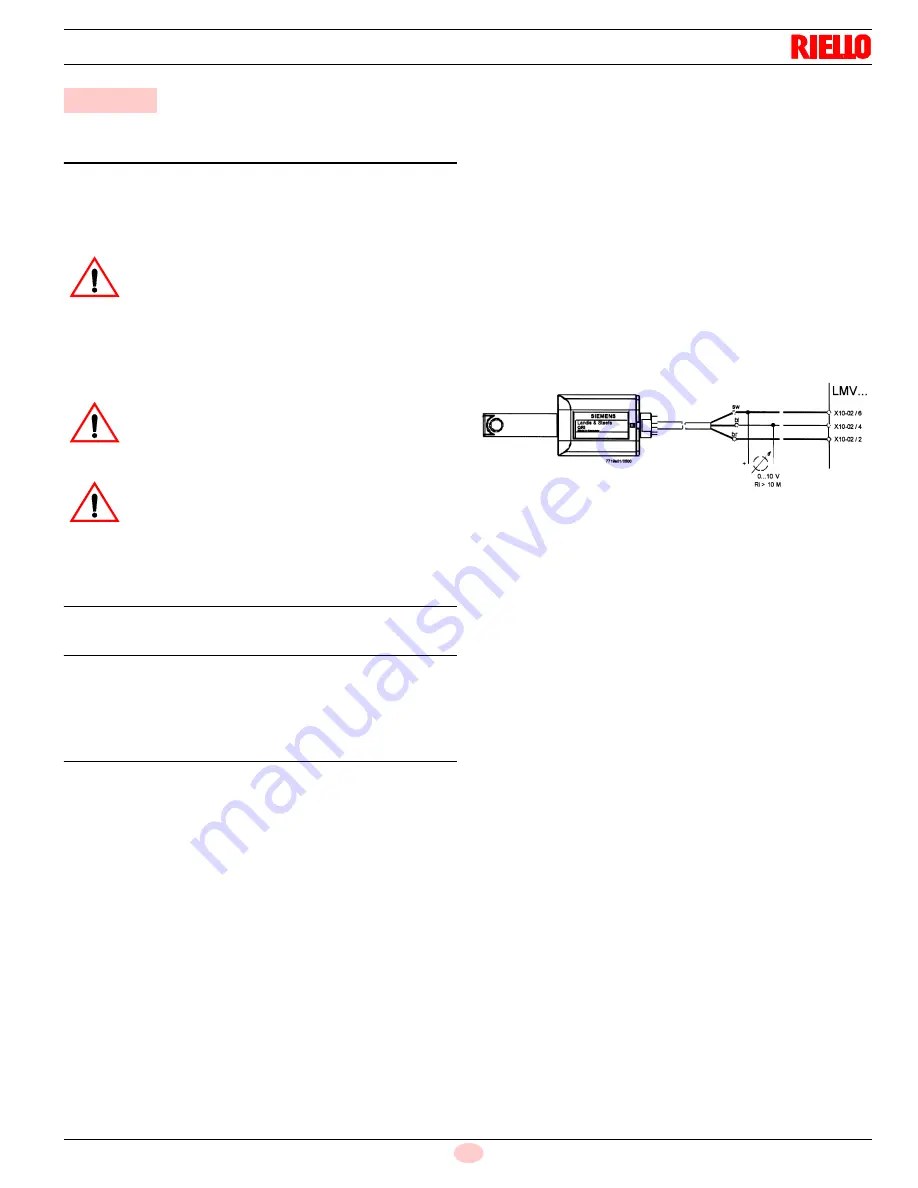 Riello RS 500/E LN Installation, Use And Maintenance Instructions Download Page 35