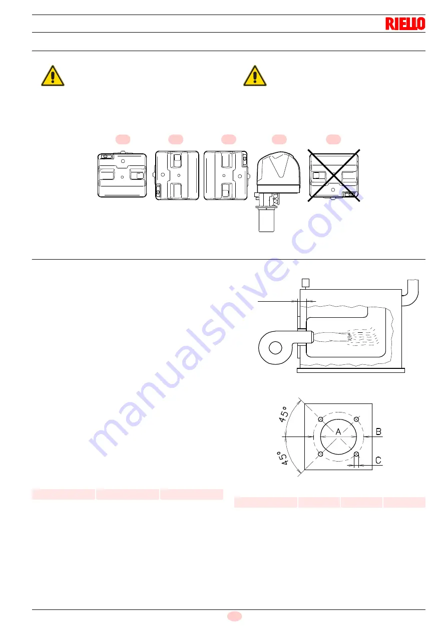 Riello RS 64/E MZ Installation, Use And Maintenance Instructions Download Page 23