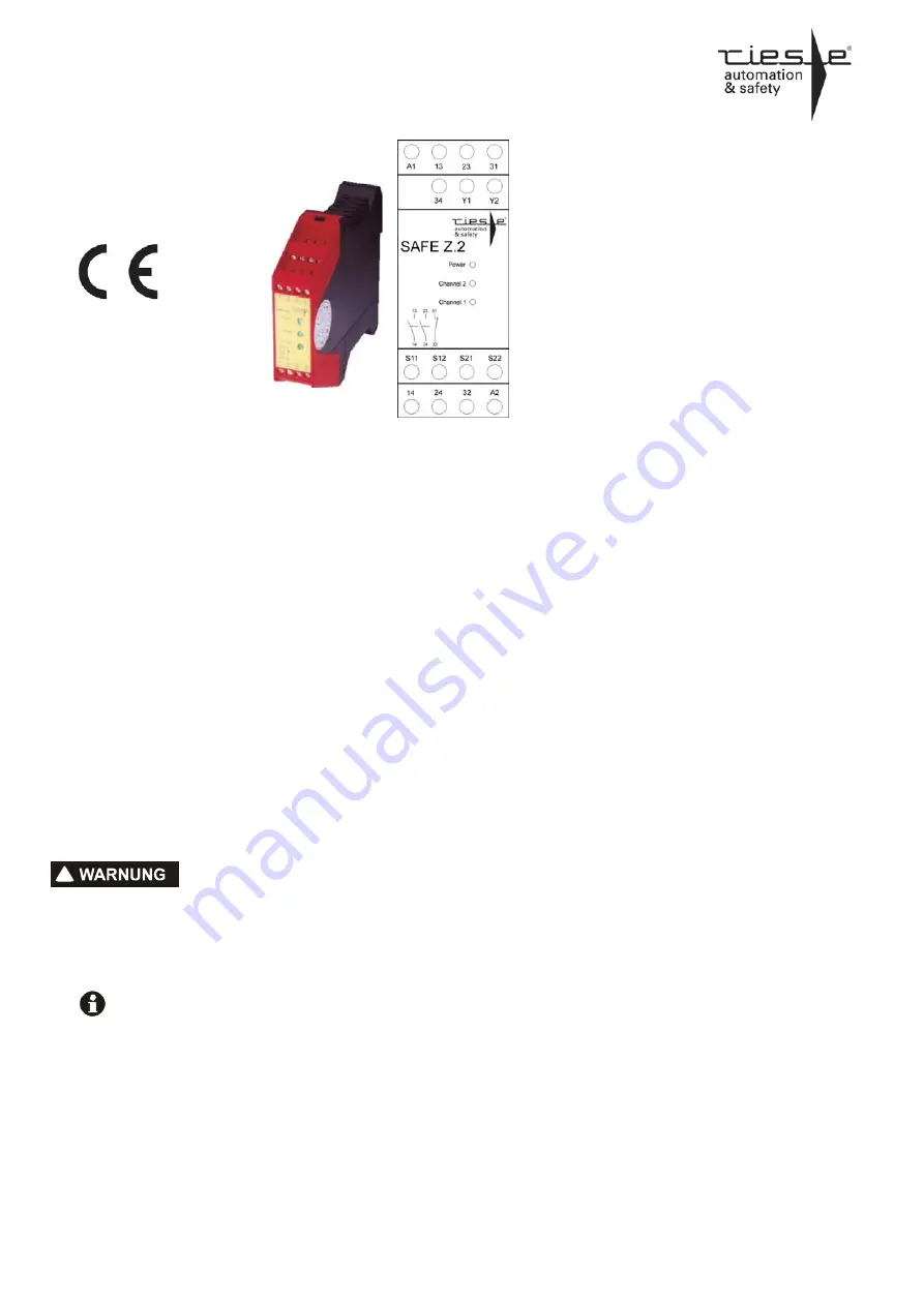 RIESE SAFE Z.2 Manual Download Page 2