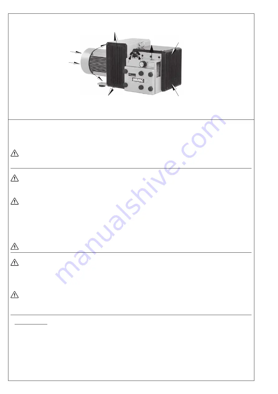 Rietschle Thomas DRUVAC DTA 100 Operating Instructions Manual Download Page 2