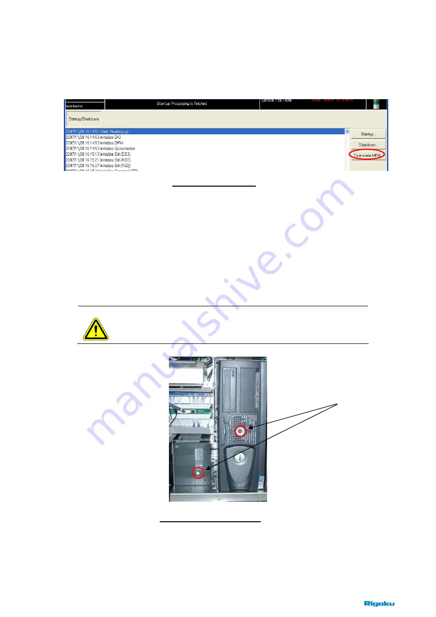 Rigaku MFM65S2RFFFLFL Скачать руководство пользователя страница 36