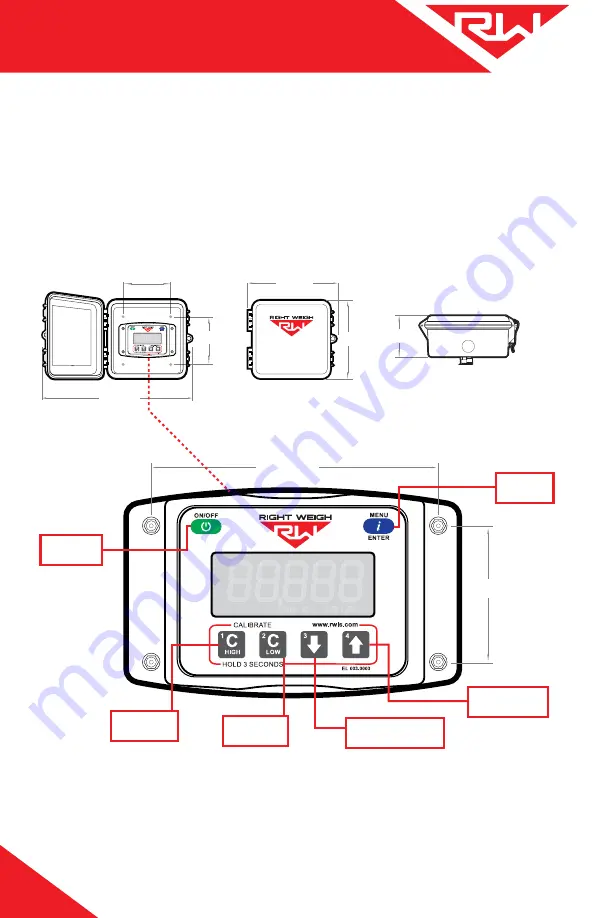 Right Weigh 201-EBT-04 Installation & Operation Manual Download Page 6