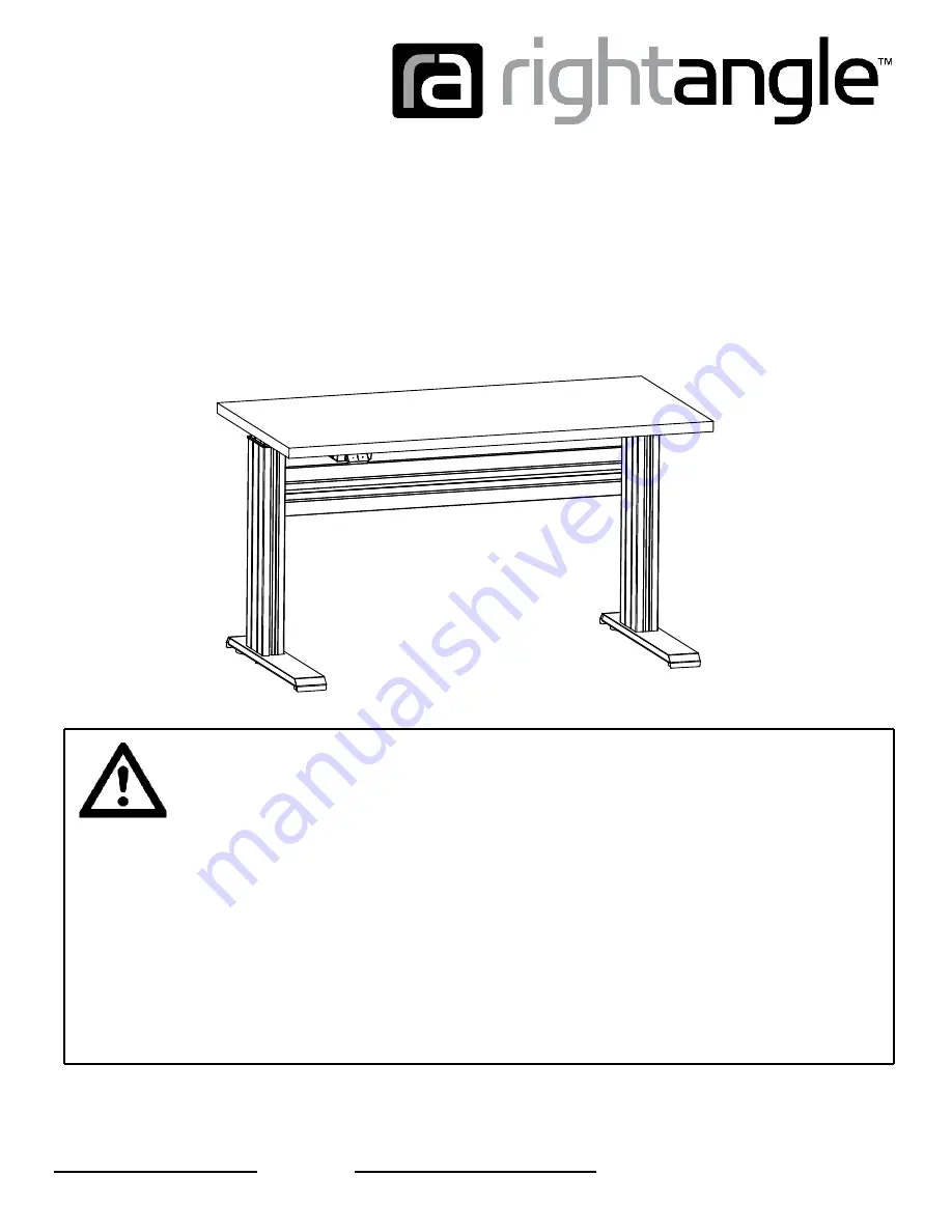 RightAngle Eficiente LT Assembly And Operation Instructions Manual Download Page 1