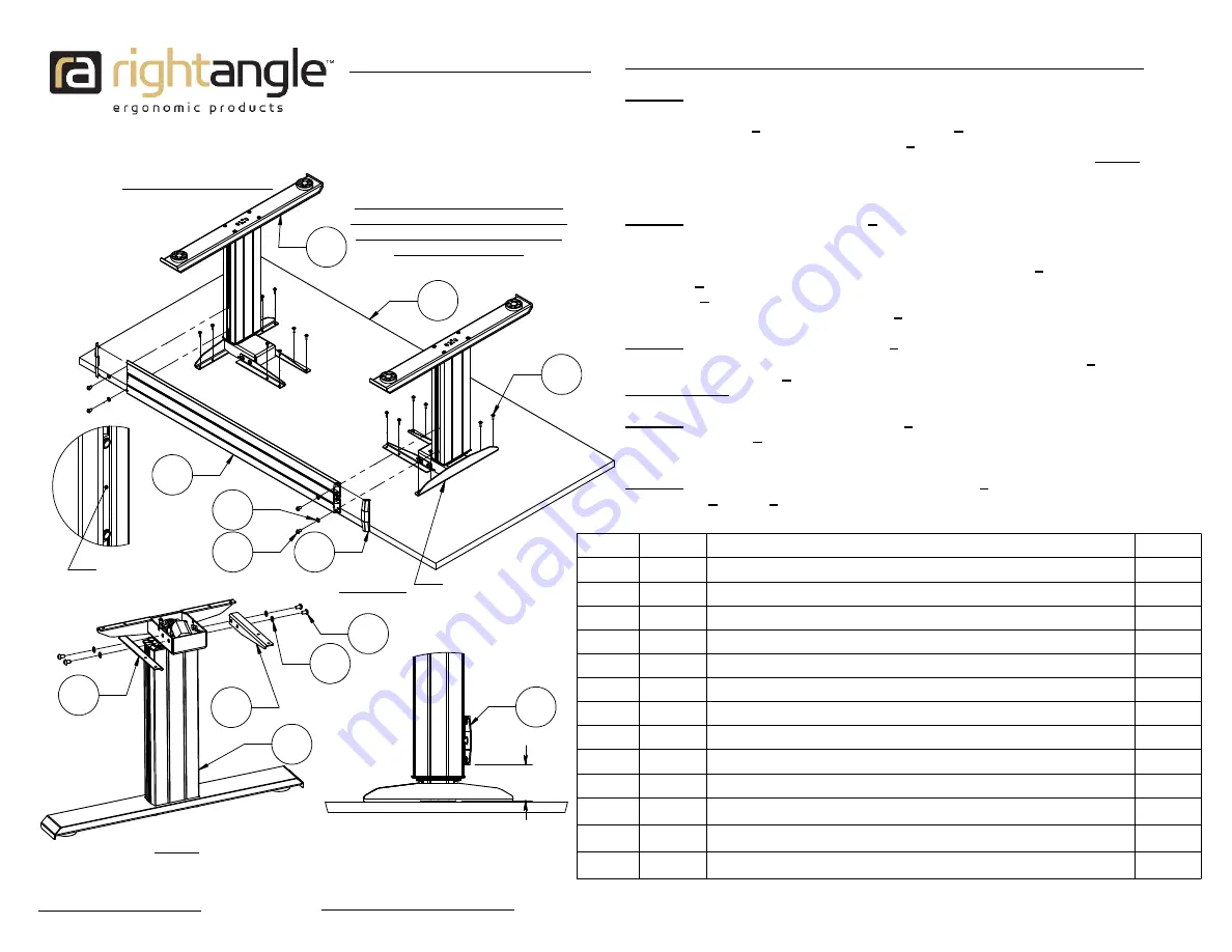 RightAngle NewHeights 4 XT Series Assembly Instructions Download Page 1