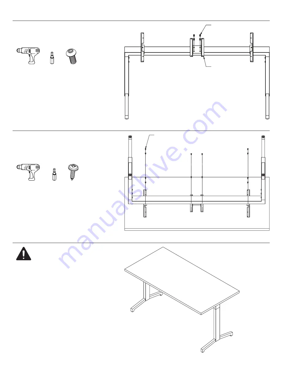 RightAngle R-Style T-Base Table Скачать руководство пользователя страница 4