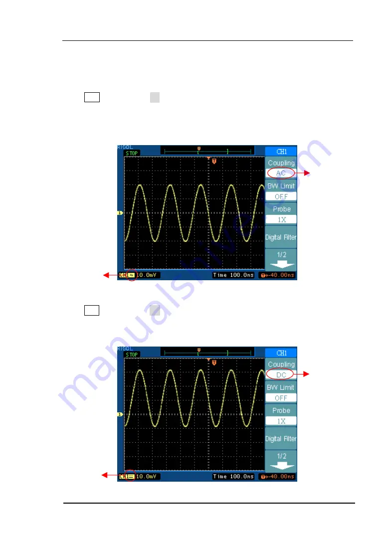 Rigol DS 5000C User Manual Download Page 29